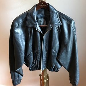 Vintage Michael Hoban North Beach leather jacket